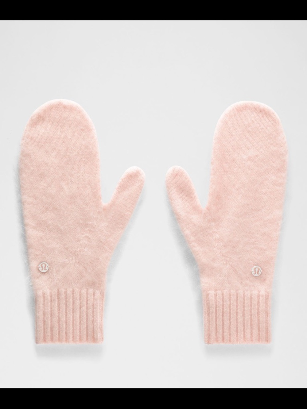 Lululemon Fuzzy Cashmere Mittens Blush Pink Sold Out!